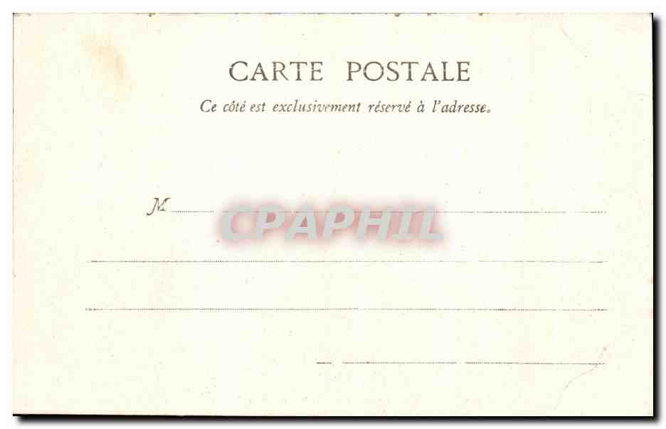 CPA Bordeaux Le Porte du Palais — Verso