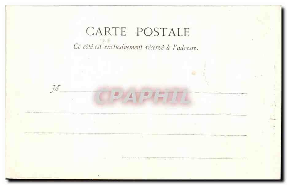 CPA Bordeaux Jardin Public Monument Maxime Lalanne — Verso