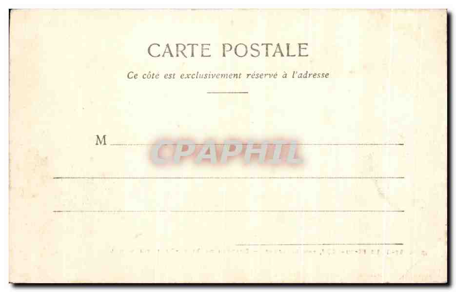 CPA St Germain Du Puch Libourne Chateau du Grand Puch — Rückseite