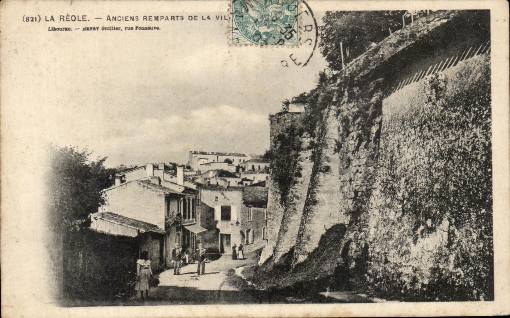 La Réole — Anciens remparts de la ville — Libourne — Libourne, rue Fonoueuvre — (821) ANNEY Guillier