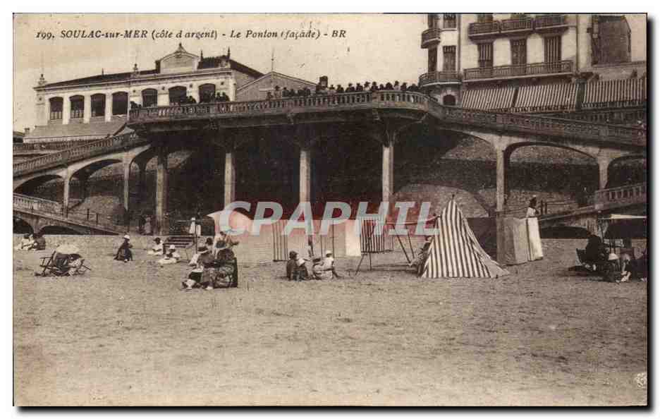 CPA Soulac Sur Mer Le Ponton 