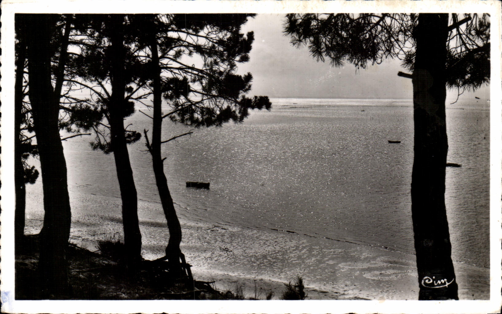 La Côte d'Argent — Environ de Lacanau-Océan — Coucher de soleil sur la plage — Photographie de Pim
