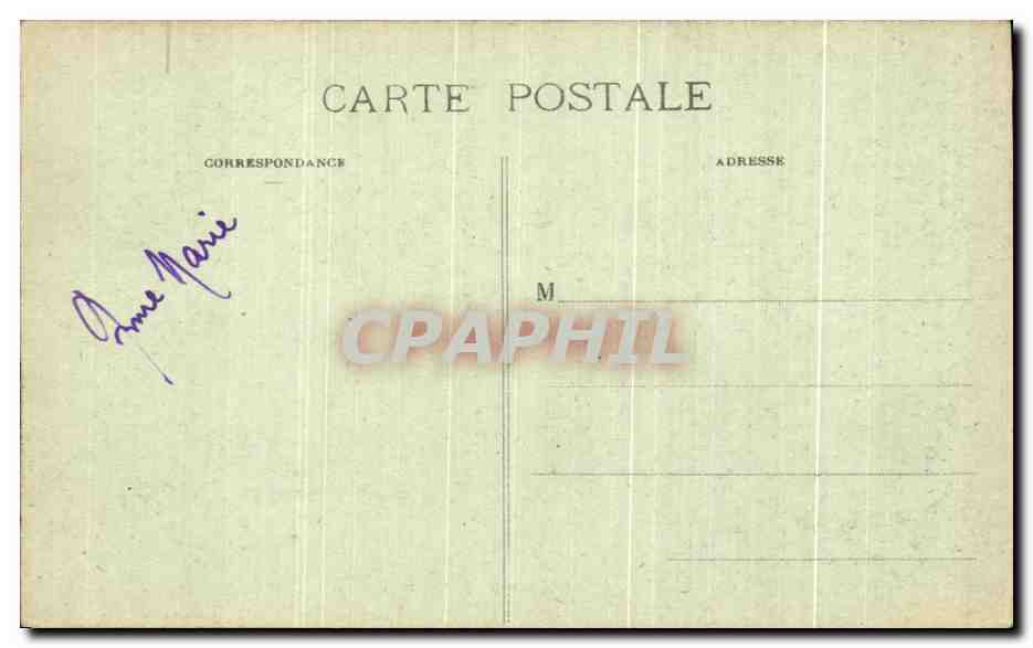 CPA Cubzac Les Ponts Vers le Port — Back