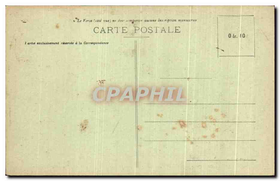 CPA Pauillac En Medoc Monument Aux Morts De La Guerre 1914 1918 Place Gabriel Gachet — Back