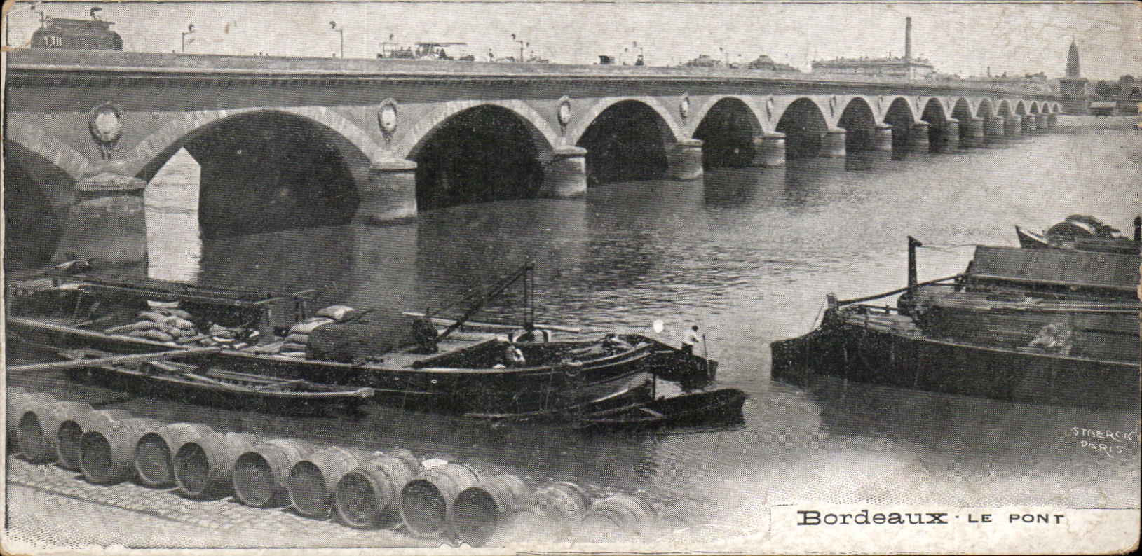 Bordeaux - Le Pont — éditeur STERCK PARIS, n° de série 33