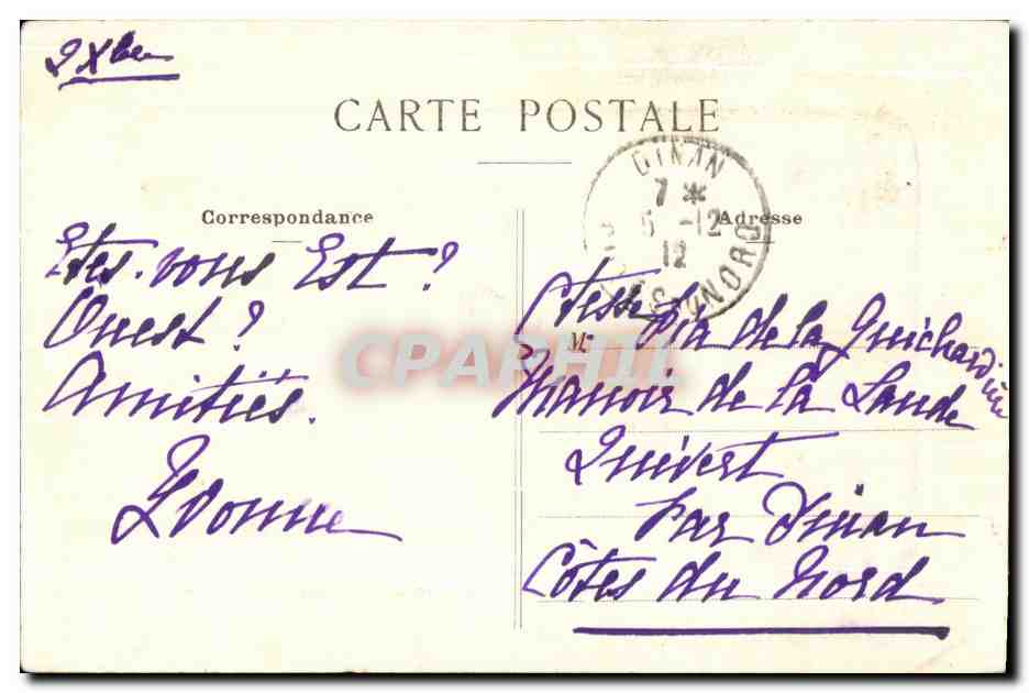 CPA Lesparre Tour de l'Ancien Chateau de lesparre — Rückseite