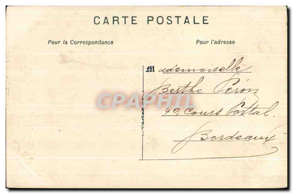 Bourg-s-Girande — La vieille porte du port — Collect. JLB - Série B - No 461 — Reverso