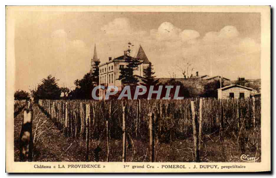 CPA Chateau la Providence grand Cru Pomerol Dupuy Vignes