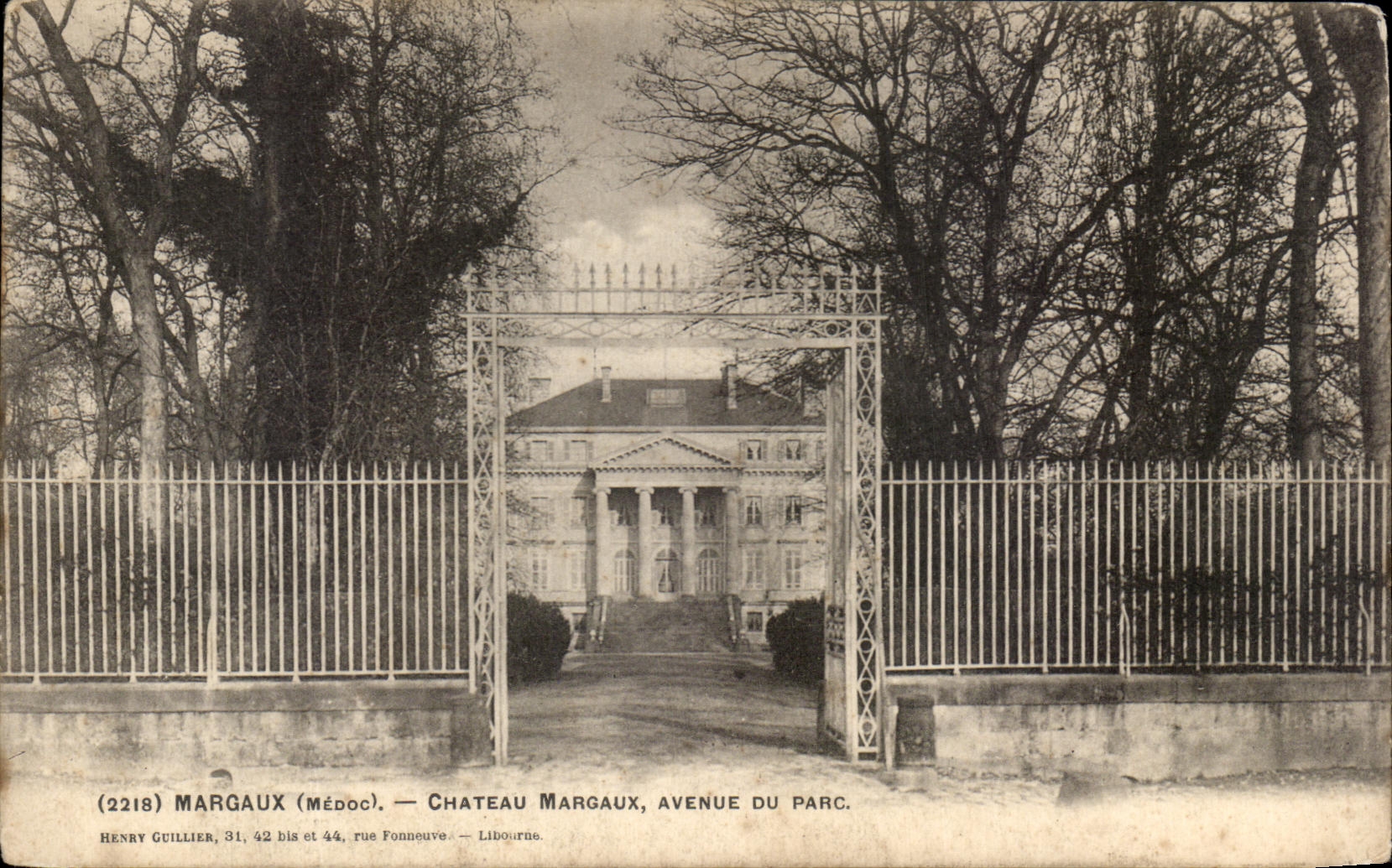 CPA Margaux Chateau Margaux Avenue Du Parc 