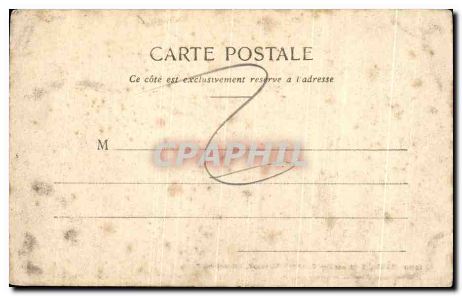 CPA Margaux Chateau Margaux Avenue Du Parc  — Back