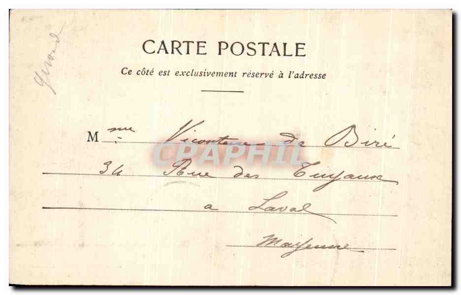CPA St Emilion Ancien Cloitre Du Couvent Des Cordeliers — Rückseite