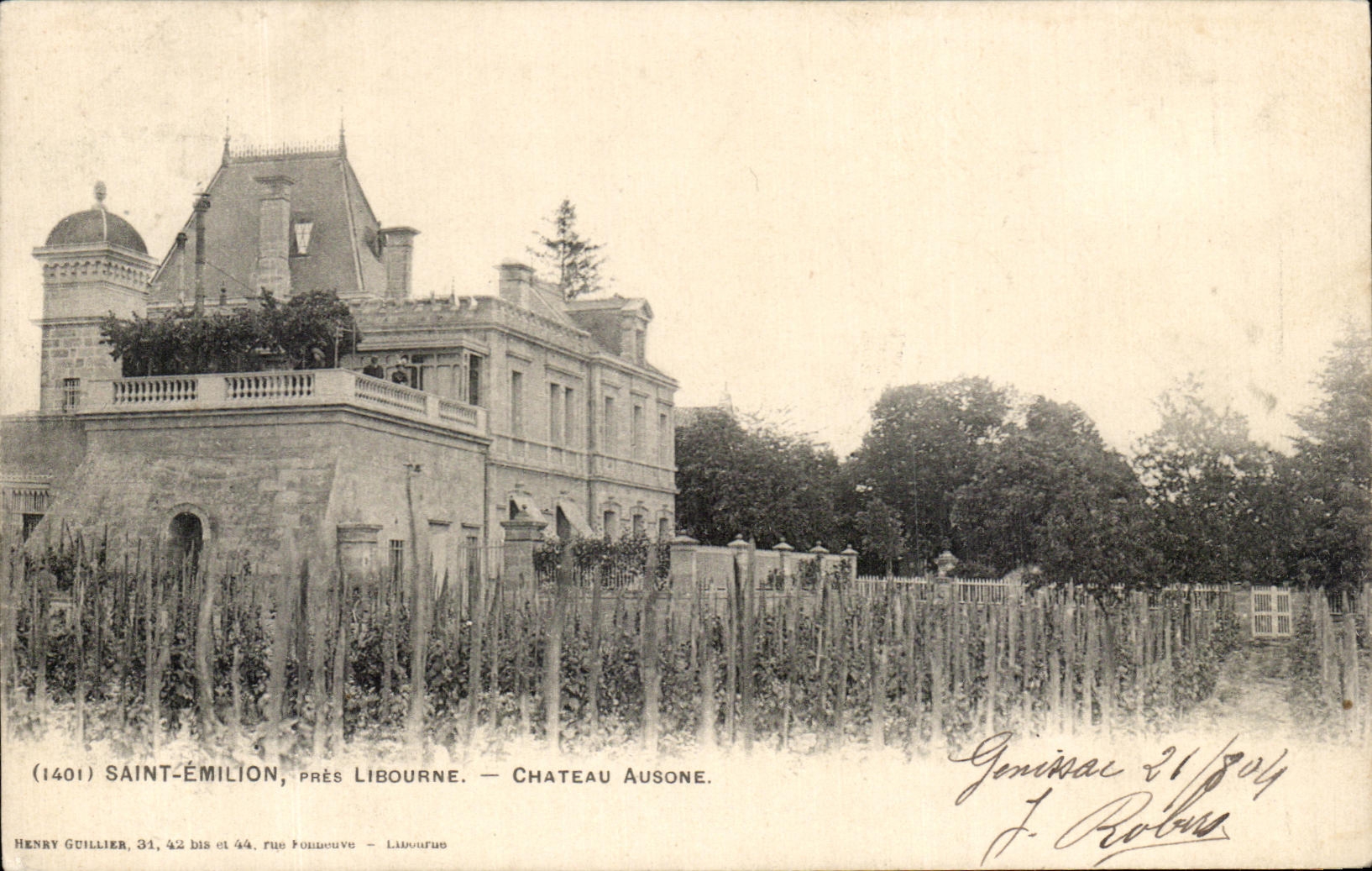 CPA Saint Emilion Pres Libourne Chateau Ausone