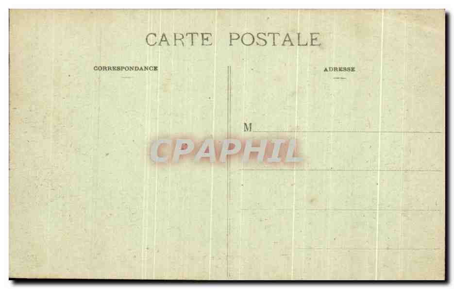 CPA Cubzac les Ponts Ruines du Chateau des Quatre Fils Aymon — Back