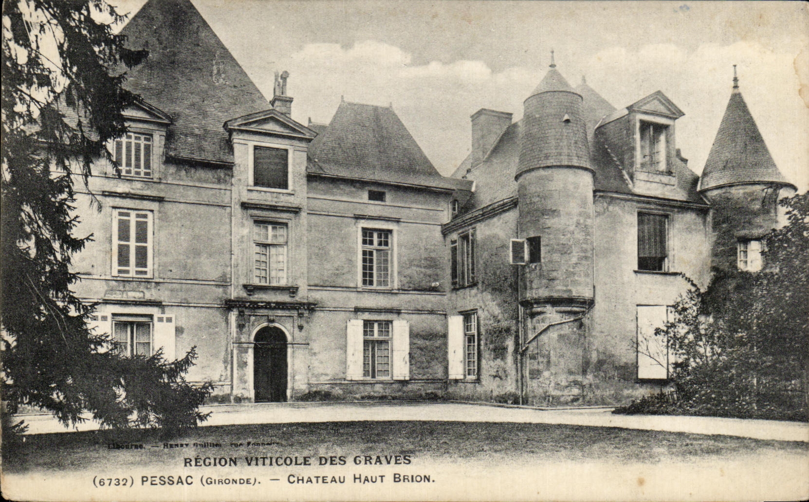 CPA Region Viticole Des Graves Pessac Chateau haut Brion