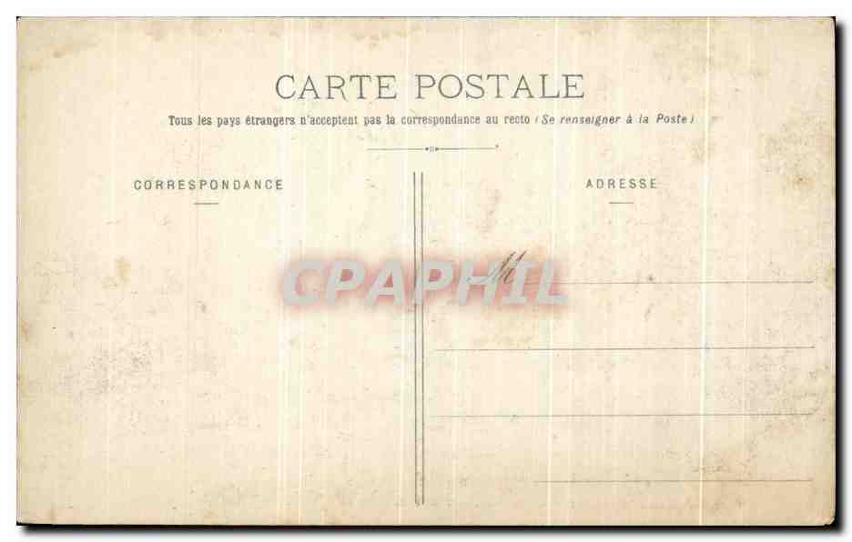 CPA Region Viticole Des Graves Pessac Chateau haut Brion — Back