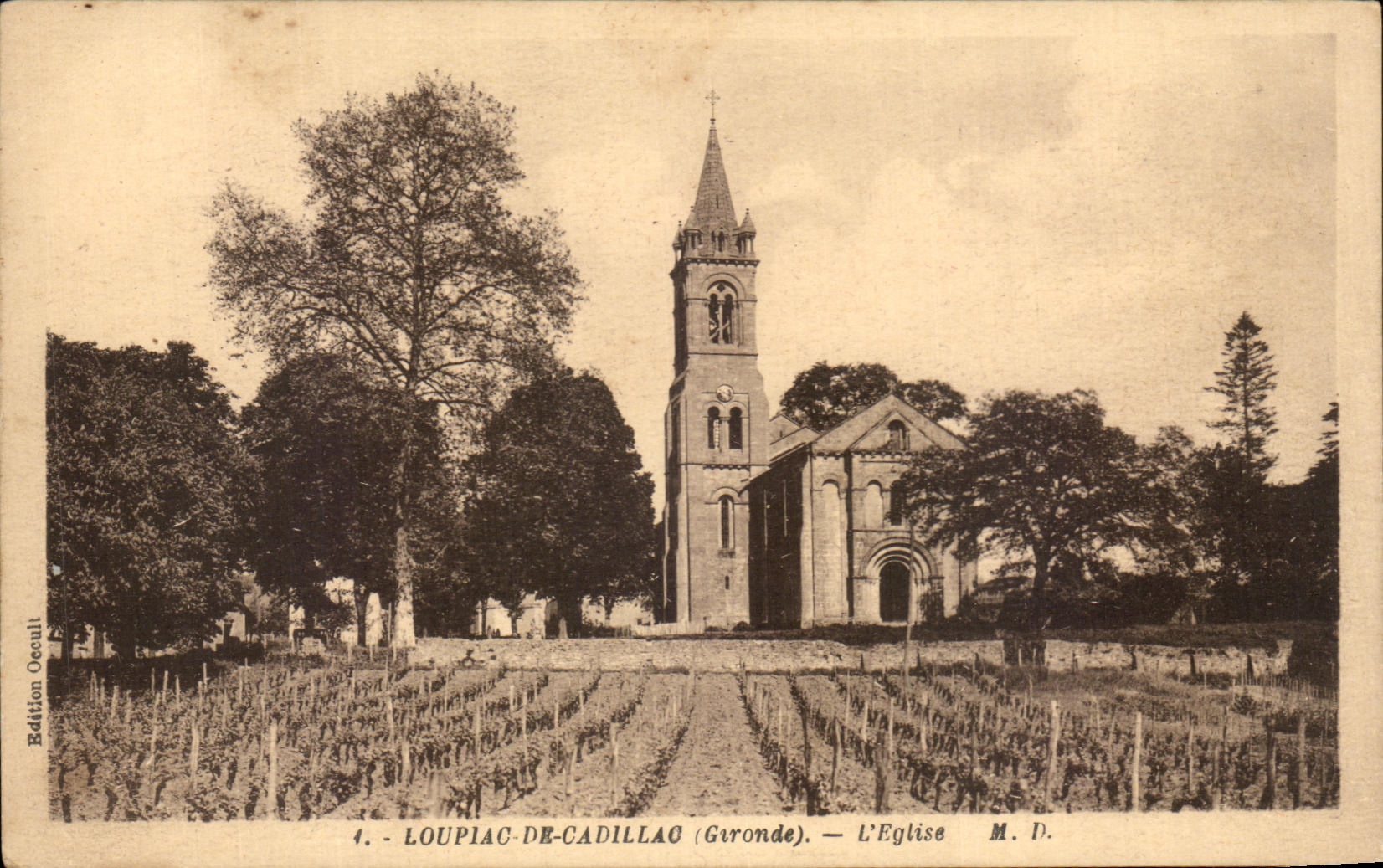 Loupiac-de-Cadillac (Gironde) — La Chiesa — Edizione Oceulli
