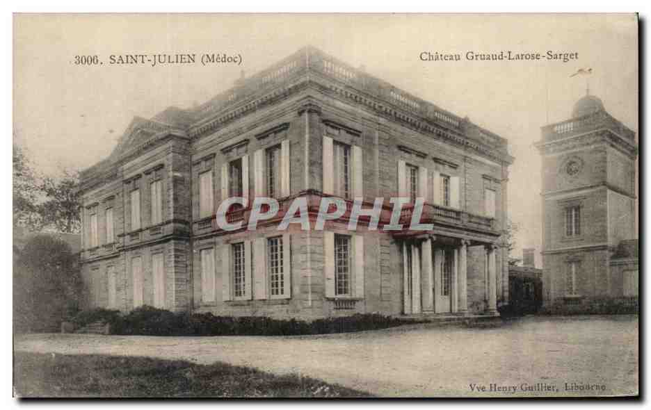 CPA Saint Julien Chateau Gruaud Larose Sarget