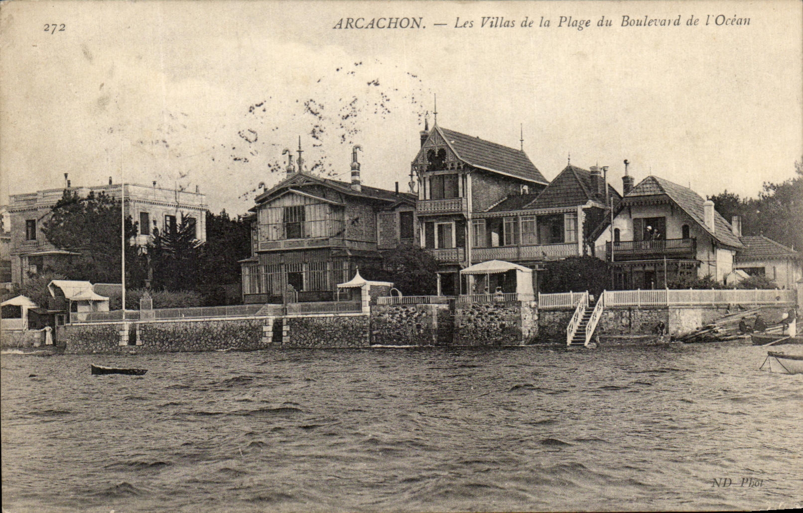Arcachon — Les Villas de la Plage du Boulevard de l'Océan — ND Phot, n°272
