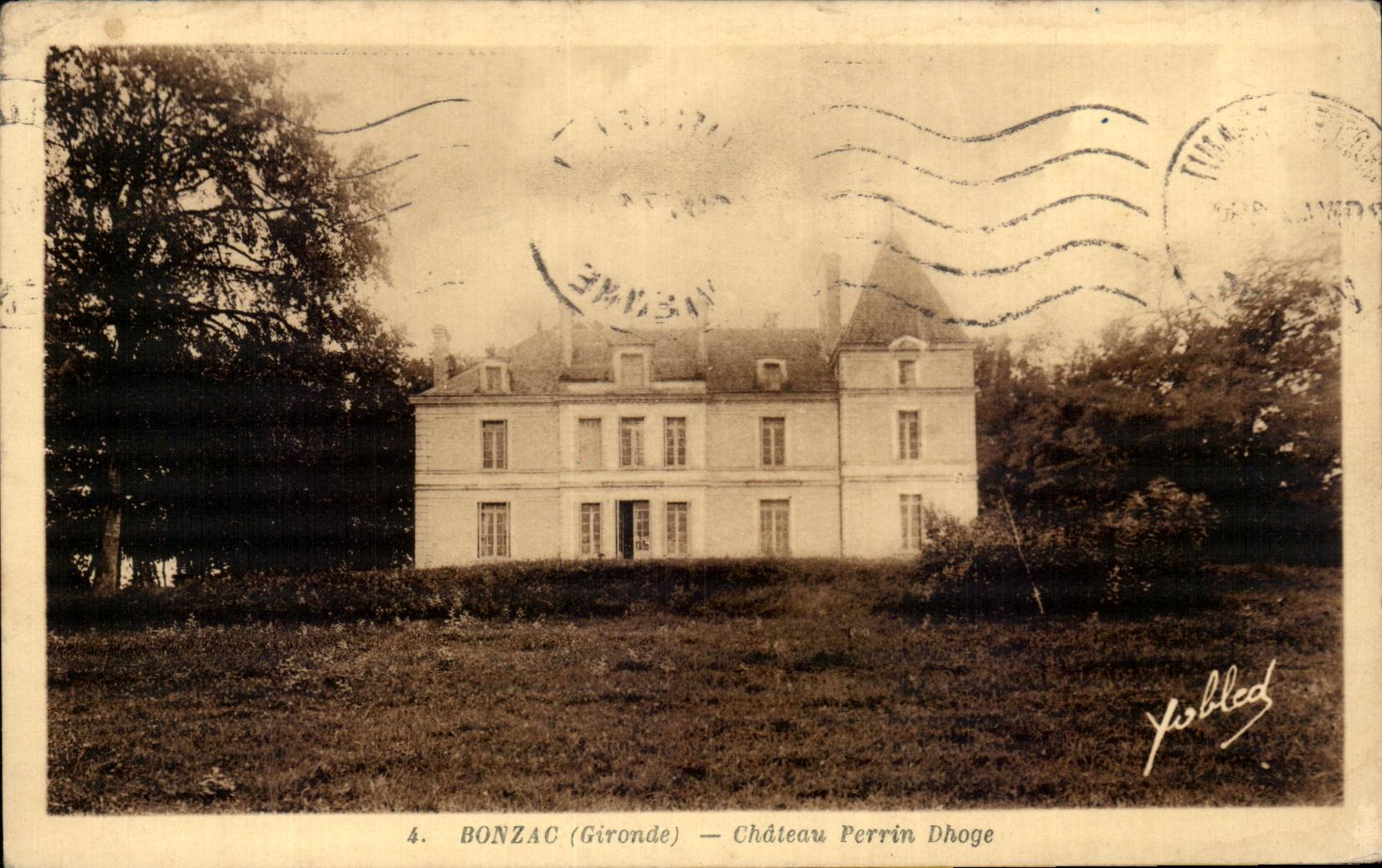 BONZAC (Gironde) — Château Perrin Dhoge — Yolbled