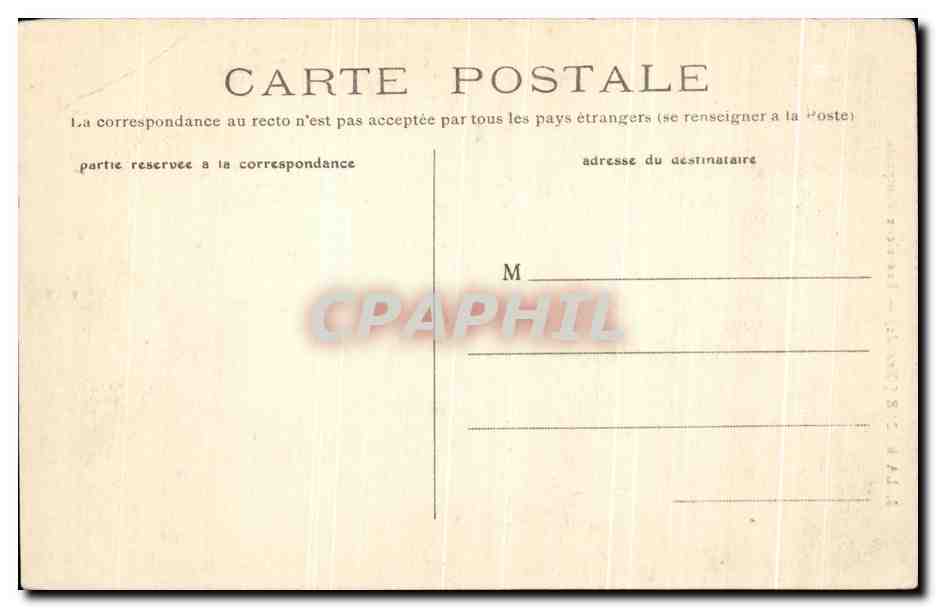 CPA La Reole Les Vieux Remparts — Rückseite