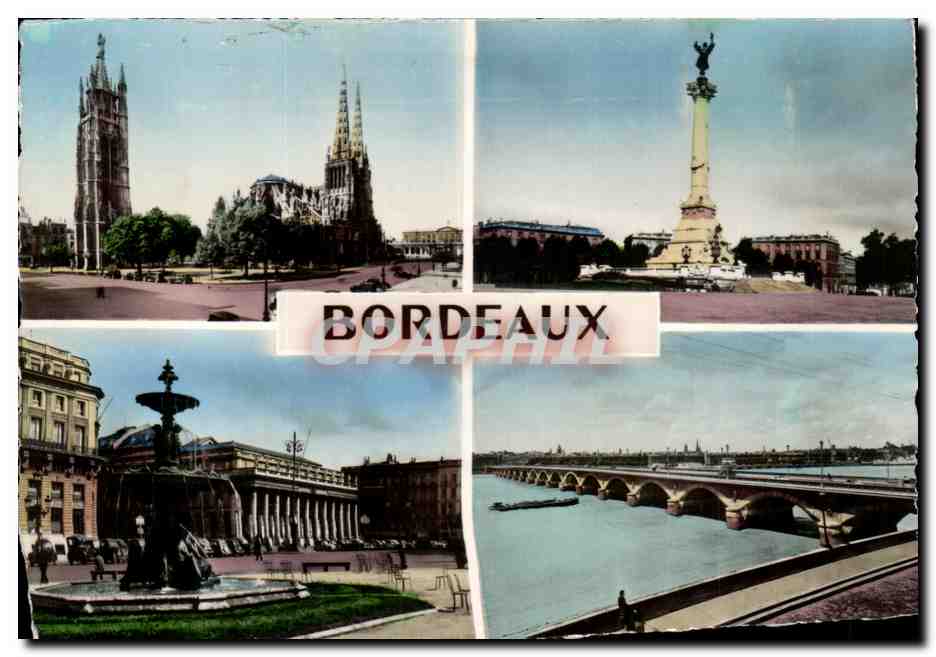 Bordeaux — vue panoramique — CPAPHIL