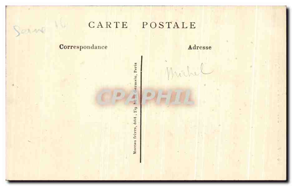 CPA Paris Jardin Des Plantes Orang Outang — Rückseite