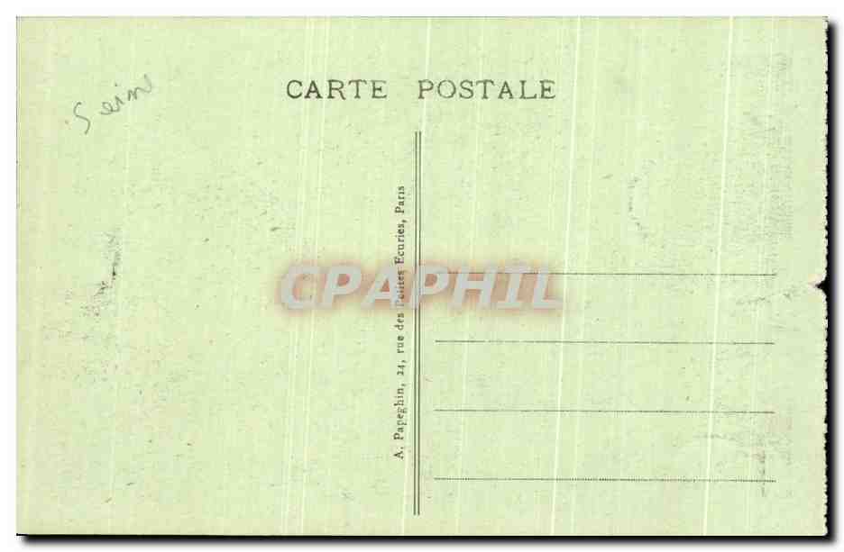 CPA Exposition Internationale Dez Arts Decoratifs Paris Pavillon National De Belgique — Rückseite