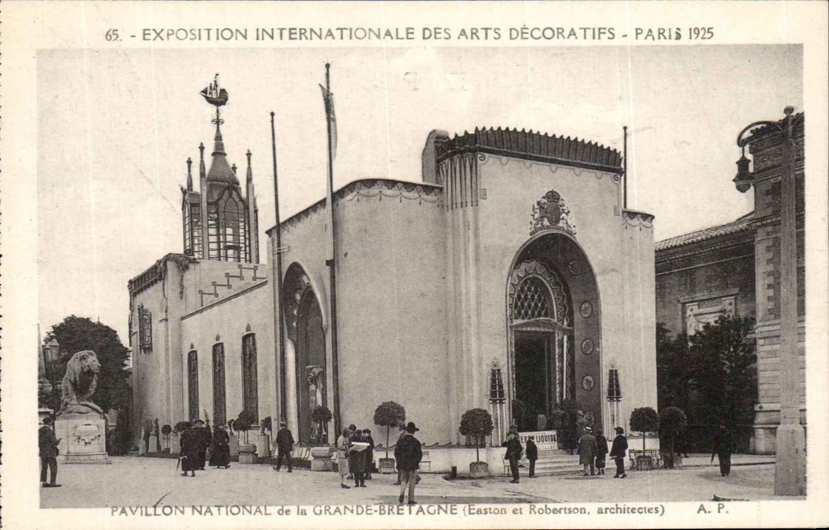CPA Exposition Internationale Dez Arts Decoratifs Paris Pavillon National De La Grande Bretagne
