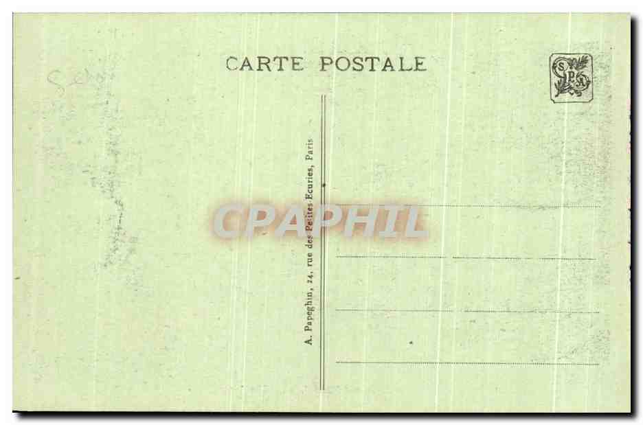 CPA Exposition Internationale Dez Arts Decoratifs Paris Peniches Paul Poiret Amours Delices Orgues  — Rückseite