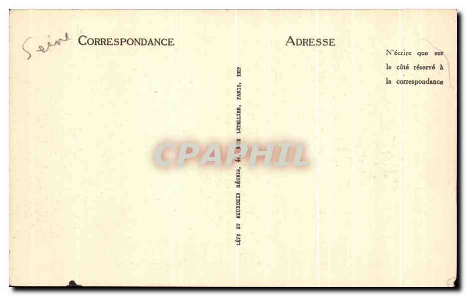 Intérieur du Grand Palais — L'Escalier Monumental — Exposition des Arts Décoratifs Modernes, Paris 1925 — Charles Lefrosne, architecte — Rückseite