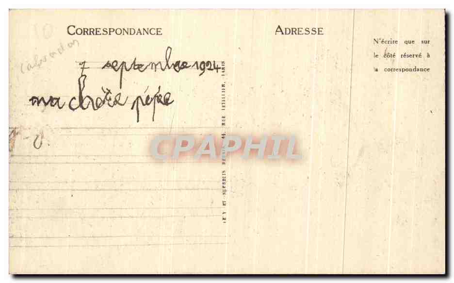 CPA Saint Aubin Sur Mer Sur la Plage Enfants — Rückseite