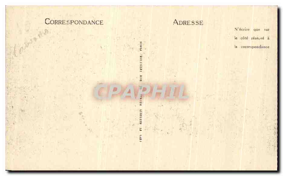CPA Saint Aubin Sur Mer Les Falaises — Verso