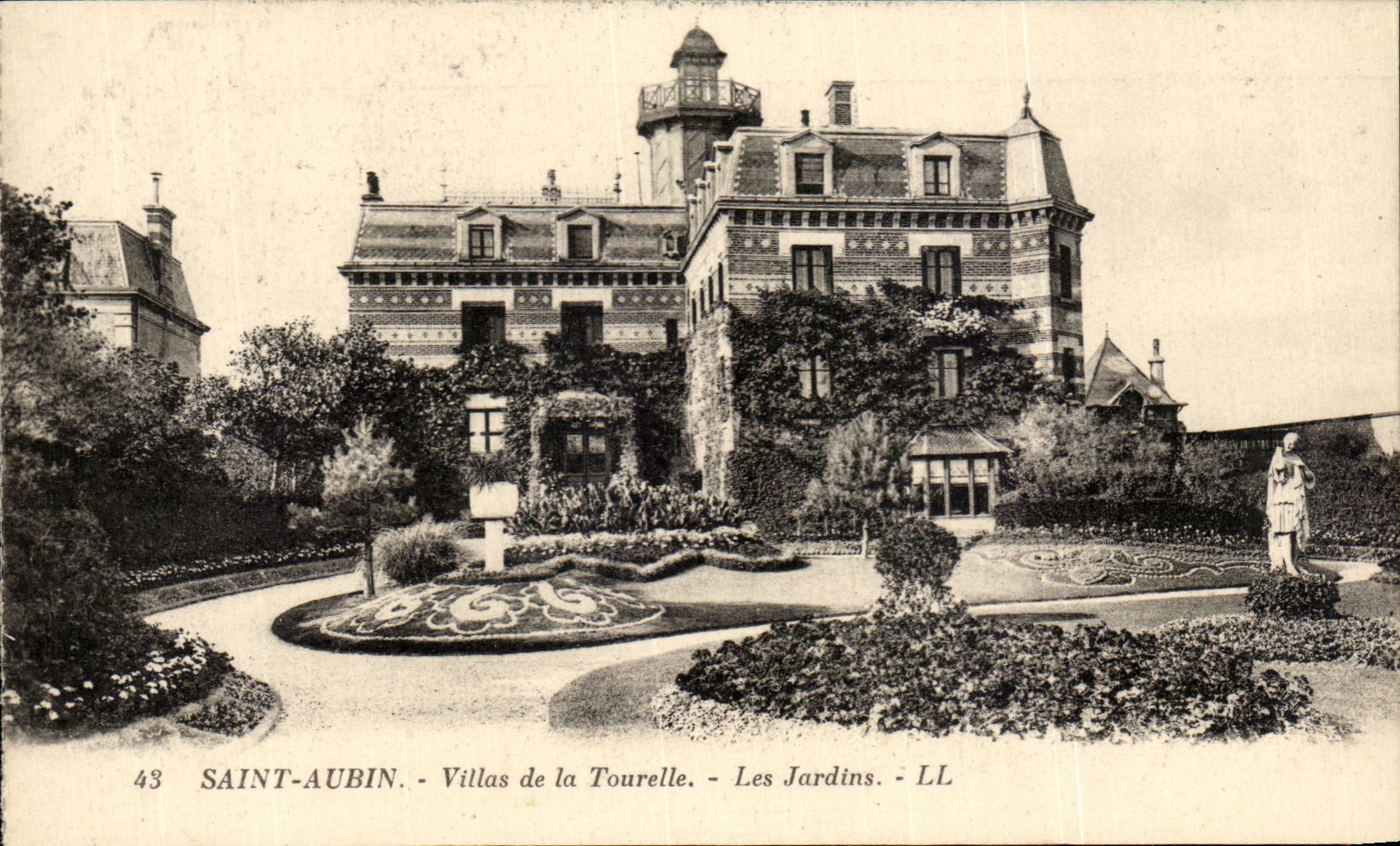 CPA Saint Aubin Villas de la Tourelle Les jardins