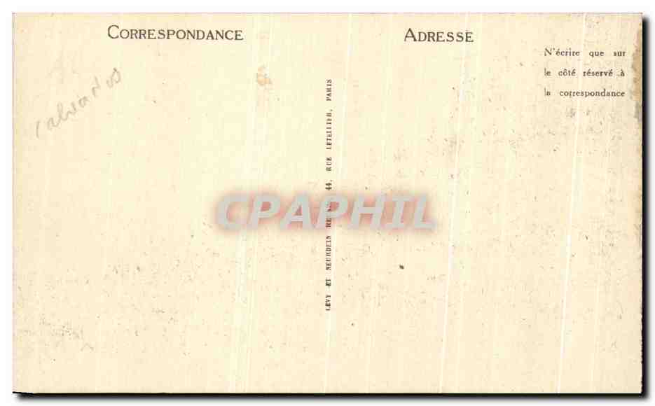 CPA Saint Aubin Villas de la Tourelle Les jardins — Rückseite