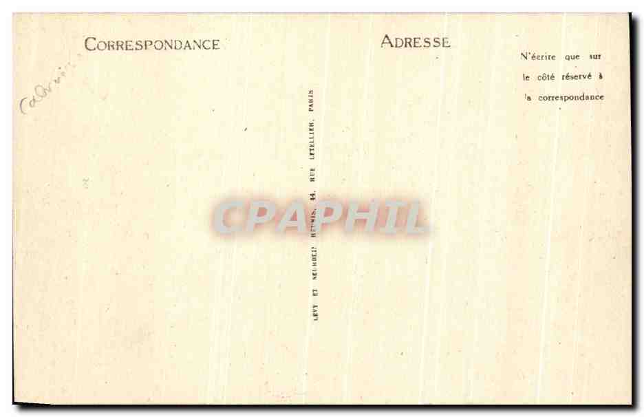 CPA Houlgate La Plage et les Hotels — Rückseite