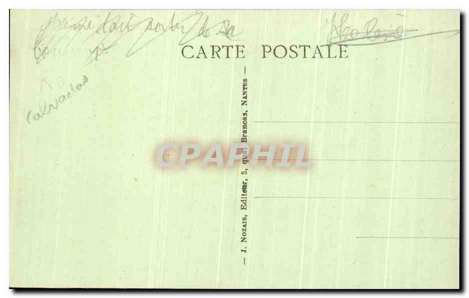CPA Luc sur Mer Clair de lune — Verso