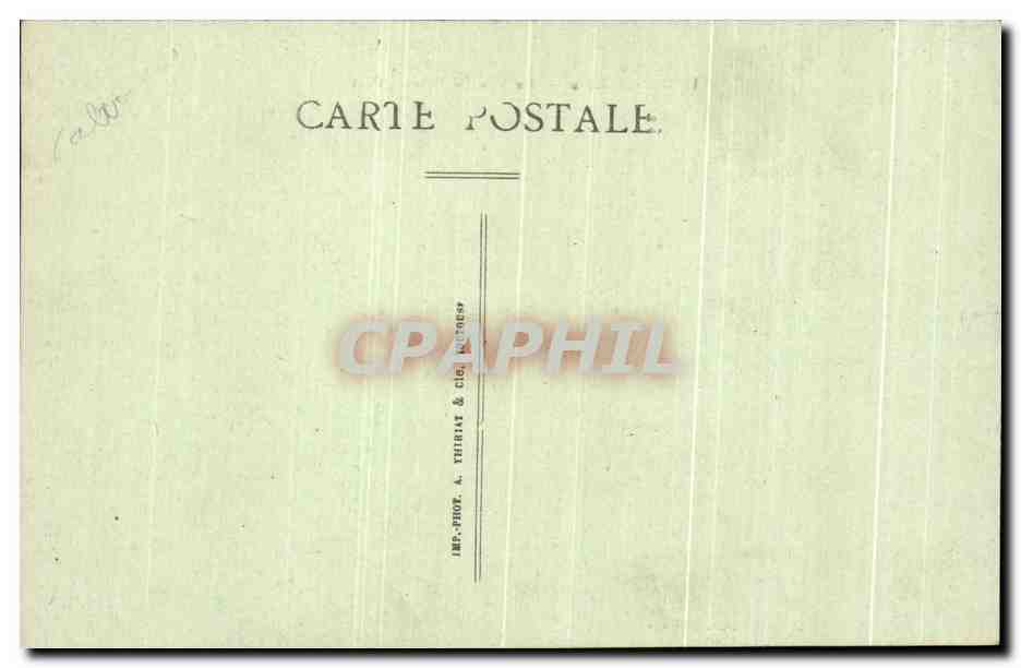 Oustreham — La Drague dans le Port — Édition G. Guernier — Rückseite