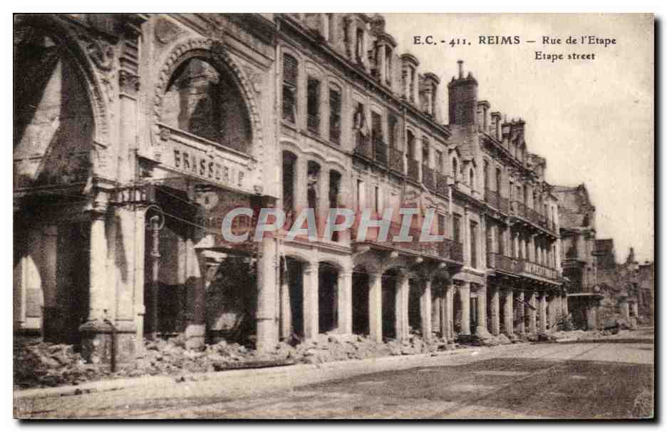 Reims — Rue de l'Étape — Brasserie