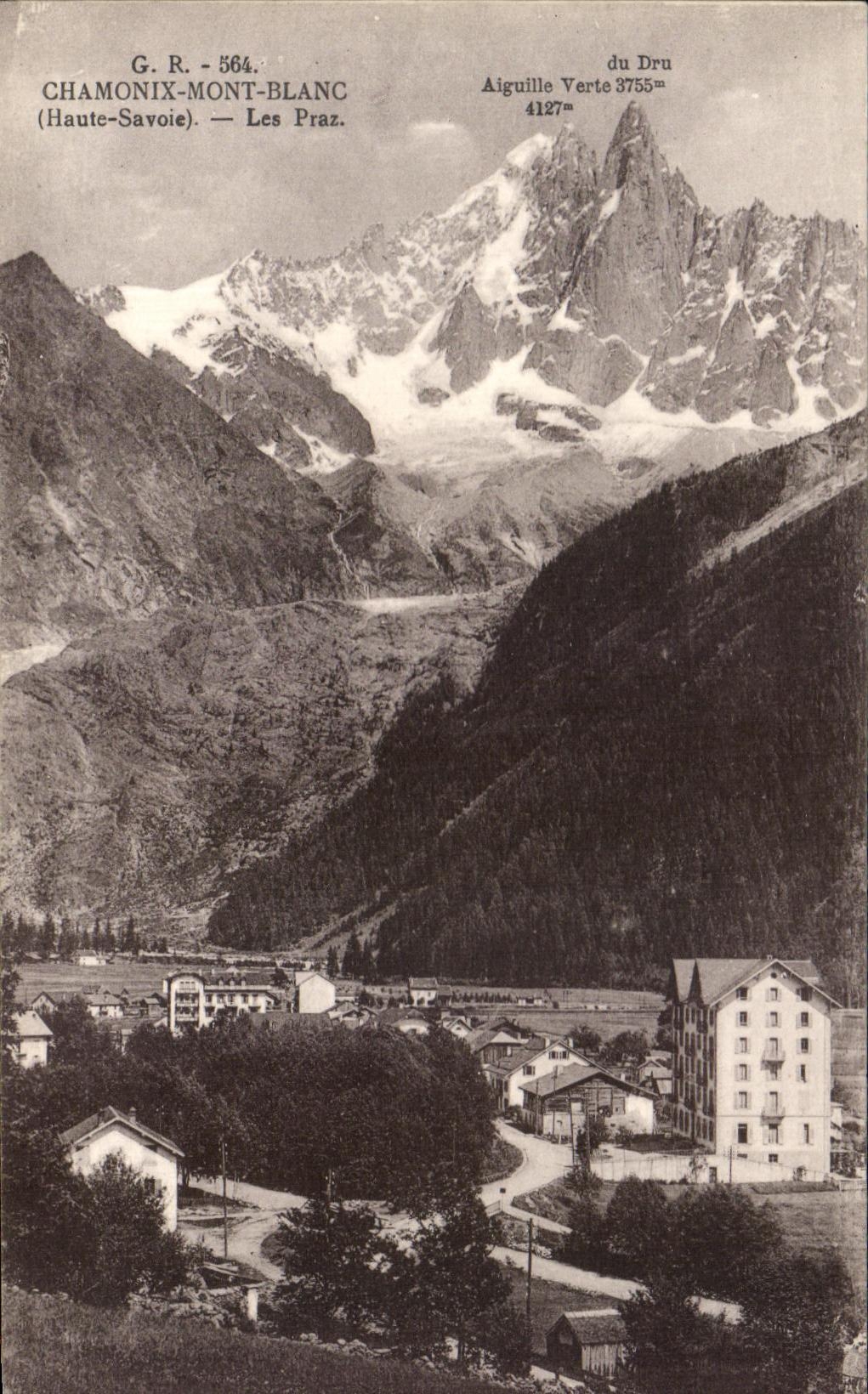 CPA Chanmonix Mont Blanc Les Praz