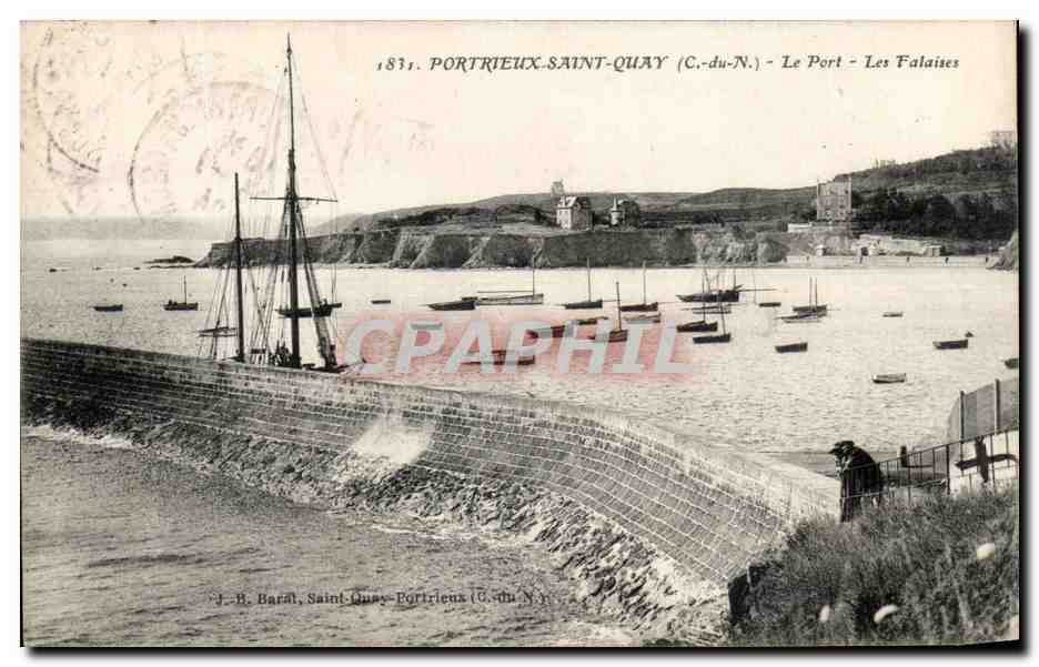 Portrieux-Saint-Quay (C.-du-N.) — Le Port — Les Falaises — J.-B. Barsal, Saint-Quay-Portrieux (C.-du-N.)