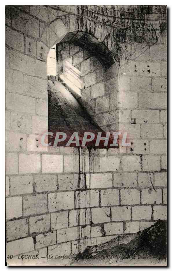 CPA Loches Le Donjon Le cachot du cardinal