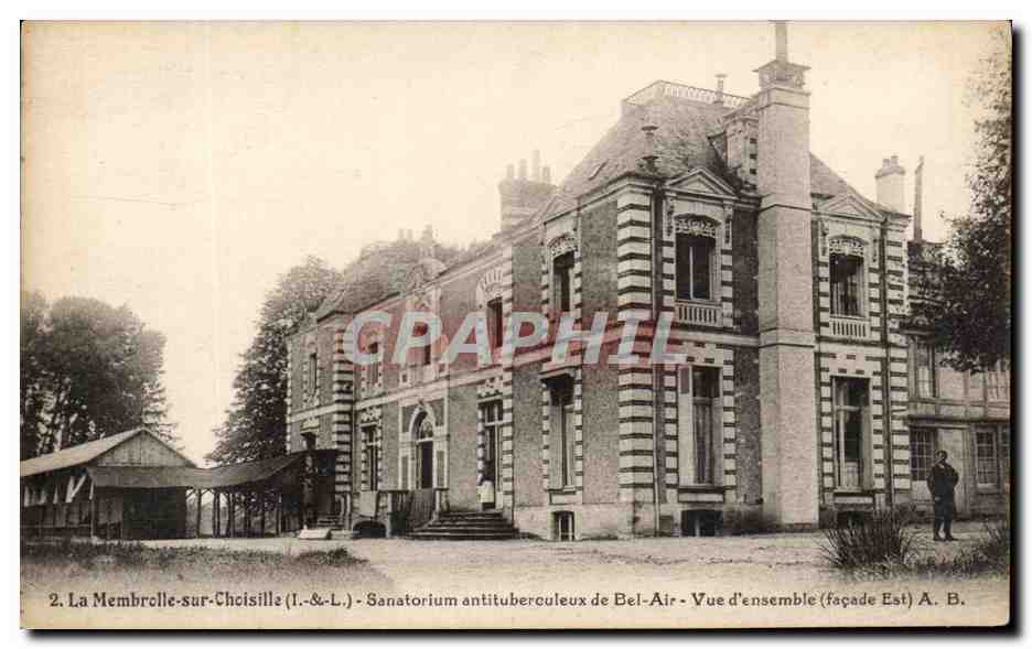 CPA La Membrolle sur Choisiller Sanatorium antituberculeux de Bel Air Vue d'ensemble Tuberculose