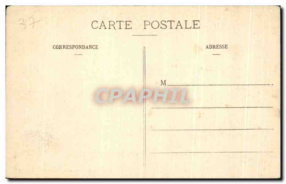 CPA Ambillou Chateau de la Grezille — Rückseite