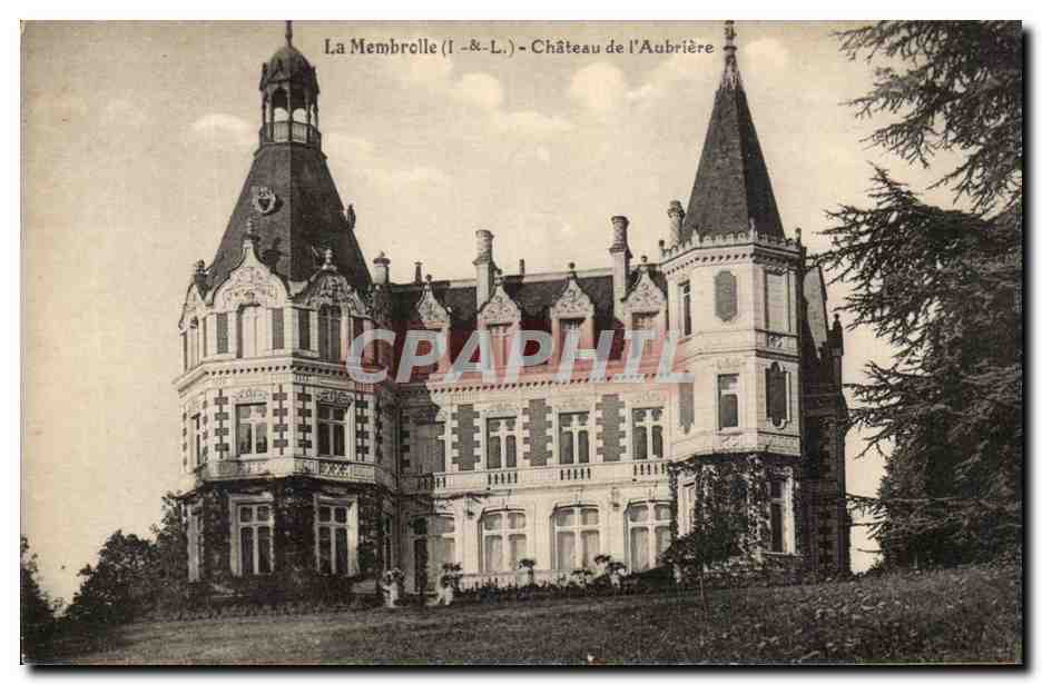 CPA La Membrolle Chateau de l'Aubriere