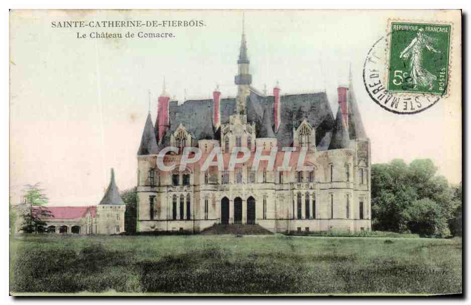 CPA Sainte Catherine De Fierbois Le Chateau de Comacre