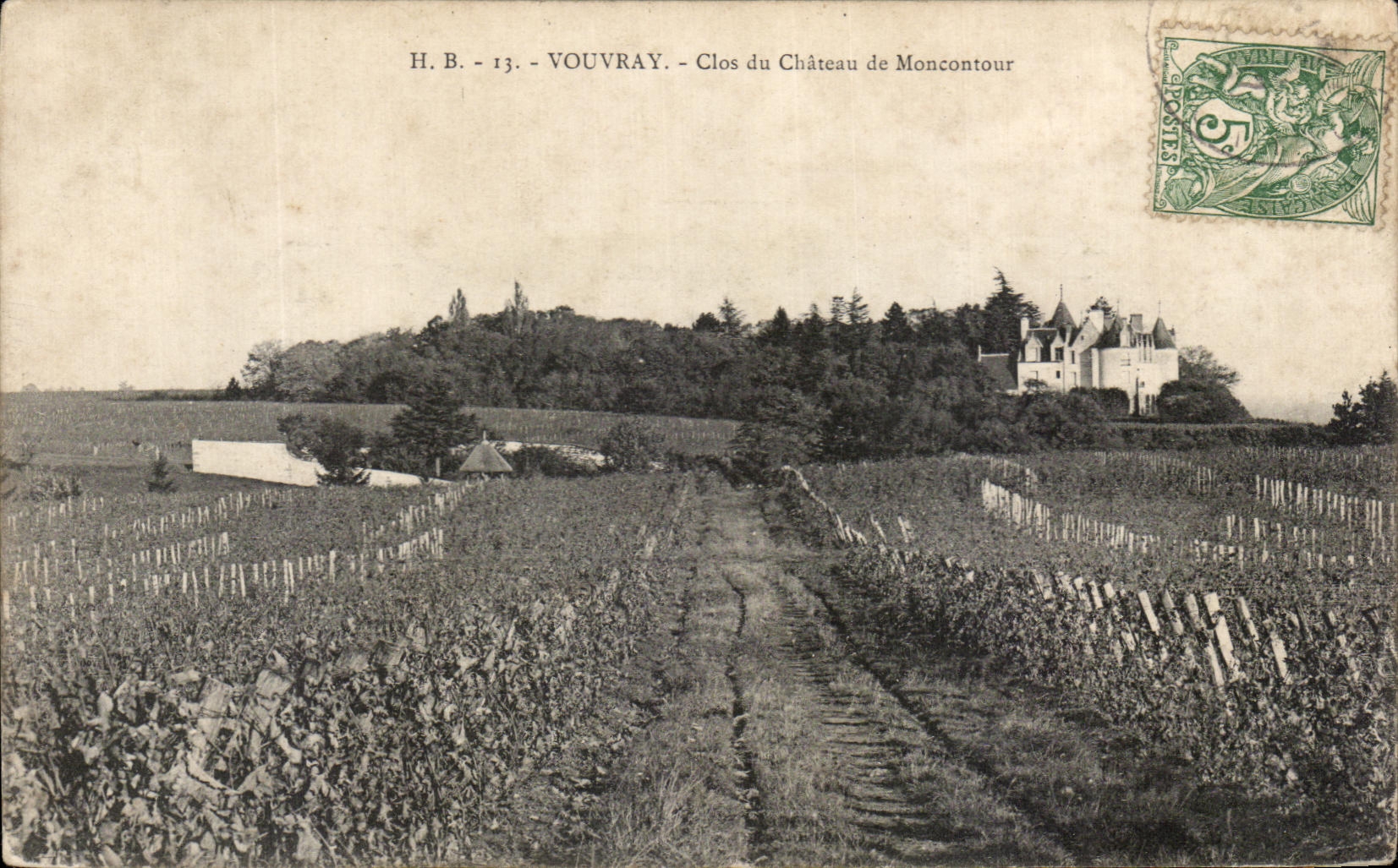 CPA Vouvray Clos du chateau de Moncontour