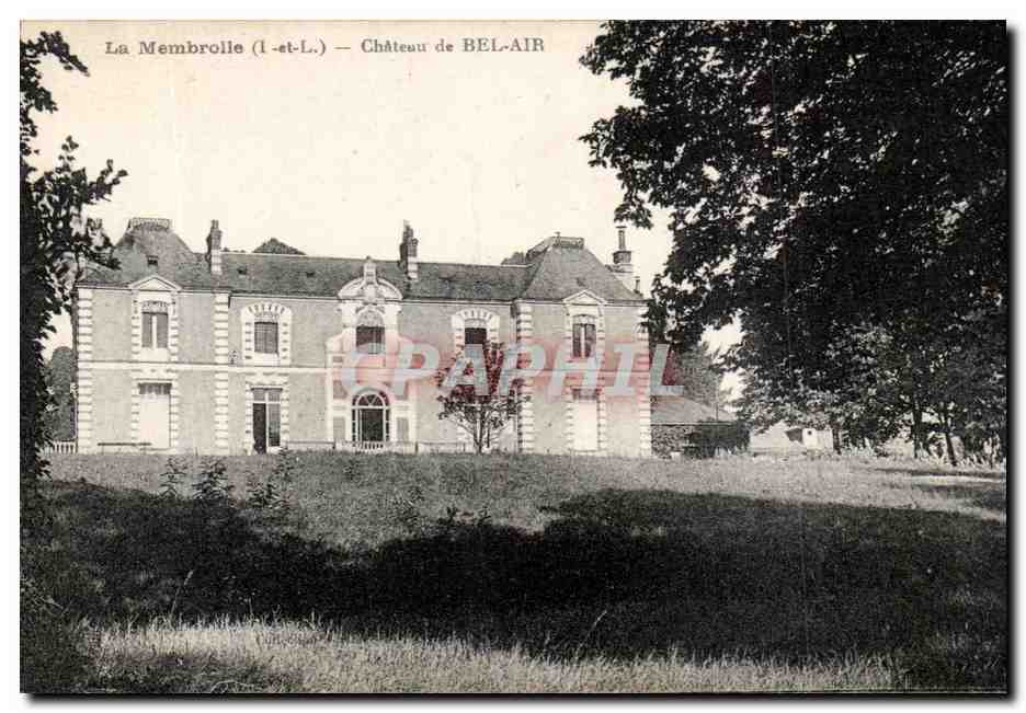 CPA La Membrolle Chateau de Bel Air