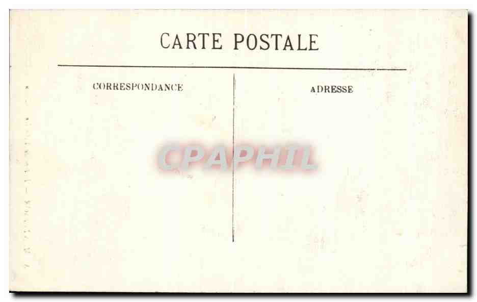 CPA Montresor Entree de l'Ancien Chateau — Verso