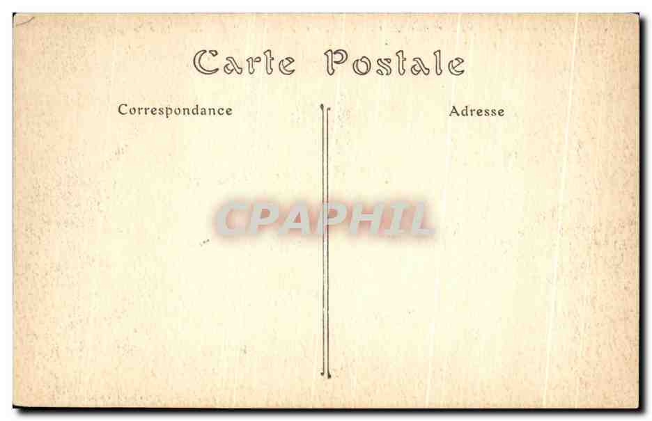 CPA Montresor Le Chateau A droite vieilles tours  — Verso