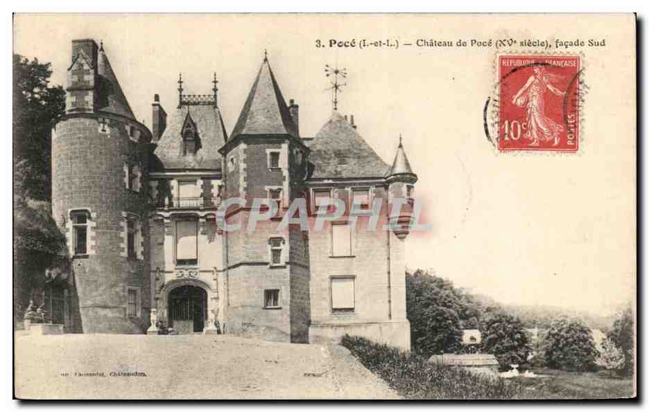 CPA Poce Le Chateau de Poce Facade Sud